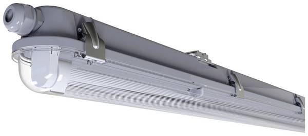 Nordlux Works IP65 1x24 LED-Unterbauleuchte LED G13 24.00 W Neutralweiß Grau
