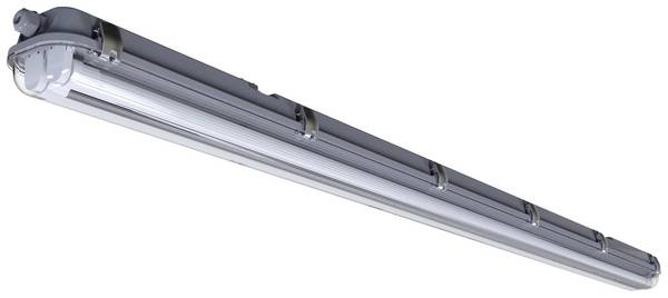 Nordlux Works IP65 2x24 LED-Unterbauleuchte LED G13 48 W Neutralweiß Grau
