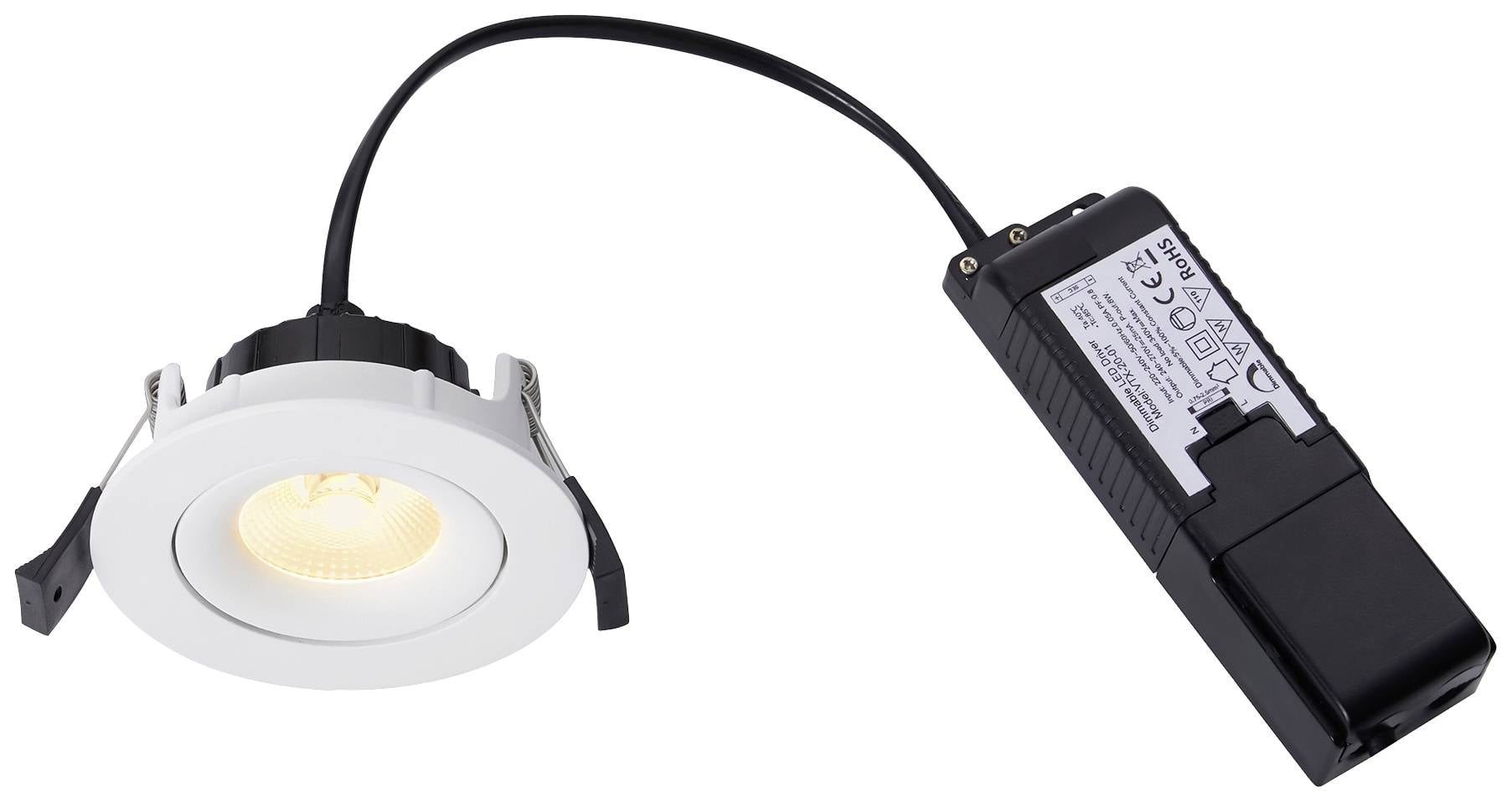Nordlux 2310320001 Aliki LED-Einbauleuchte LED-Modul LED fest eingebaut 8.00 W Weiß