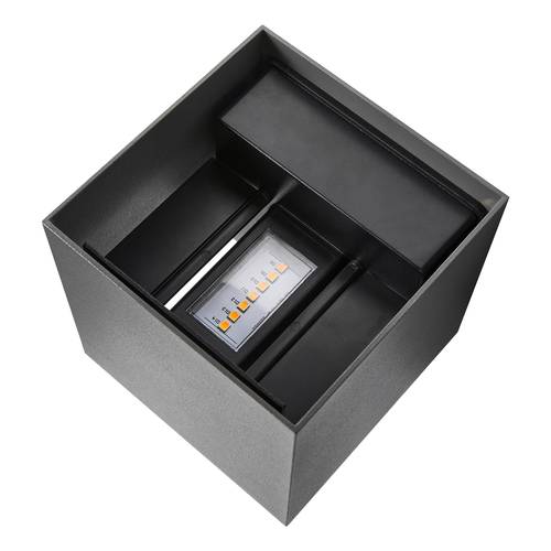 Nordlux Milda kubi 2418331050 LED-Außenwandleuchte 4.90 W LED-Modul Anthrazit