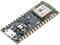 Arduino Nano BLE Sense Modul mit Sensor- und Kommunikationskomponenten auf einer kleinen Platine.