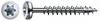 SPAX 0201010400605 R 88093 Ruko m.Spitze/T-STAR Halbrund-Holzschraube 4 mm 60 mm T-STAR plus Stahl WIROX 500 St.