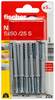 Fischer 045477 N 5 x 50/25 S K NV Nageldübel 50 mm 5 mm 1 Set