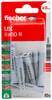 Fischer 090870 UX 8 x 50 R K NV Universaldübel 50 mm 1 Set