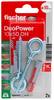 Fischer 535015 DuoPower 10 x 50 OH K NV Dübelset 50 mm 10 mm 1 Set