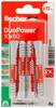 Fischer 537652 DuoPower 10 x 80 K NV Dübel 80 mm 10 mm 1 Set