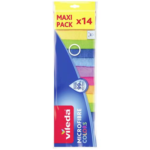 Vileda MICROFIBRE COLORS MEGAPACK 14er 173741