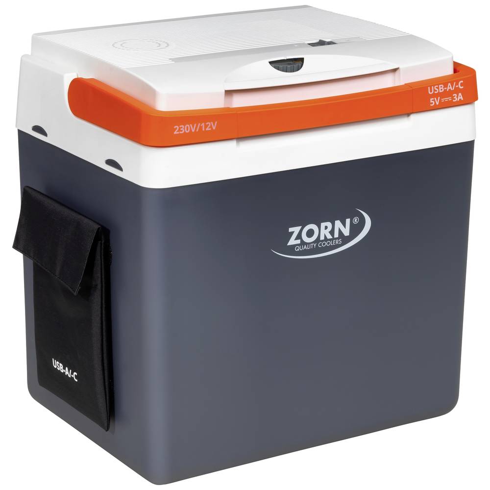 ZORN Z 26 LNE Koelbox en verwarmingsbox Energielabel: E (A G) Thermo-elektrisch 12 V, 230 V-AC Wit-z