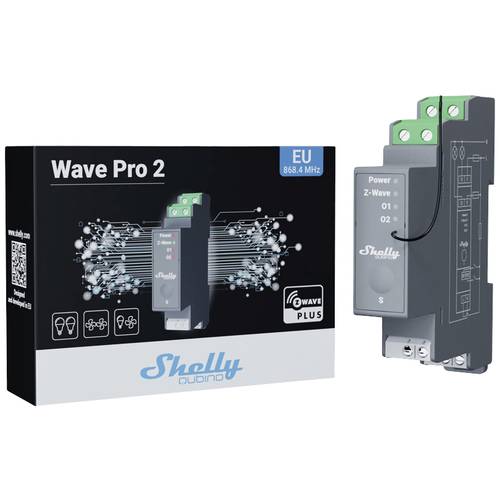 Thumbnail - Shelly Shelly Qubino Wave PRO 2 Hutschienenrelais Z-Wave