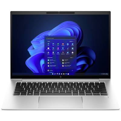Ein Laptop mit geöffneter Windows-Oberfläche, auf der der Startbildschirm mit Programmsymbolen in der Mitte angezeigt wird.