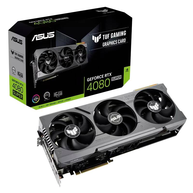 ASUS TUF Gaming TUF-RTX4080S-16G-GAMING - GeForce RTX 4080 SUPER - 16 GB - GDDR6X - 256 Bit - 7680 x 4320-0