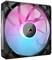 Ein bunter RGB-Computerlüfter mit Beleuchtung in Pink und Blau. Optimal für Kühlung und visuelle Effekte in PCs.