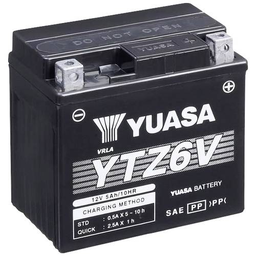 Thumbnail - Yuasa YTZ6V Motorradbatterie 12 V 5 Ah