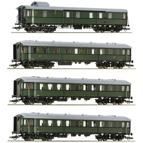Roco 6200056 H0 4er-Set 1: „Zwickauer Traditionszug“ der DR Pw4ü, 2./3. Klasse BC4ü, 3. Klasse C4ü