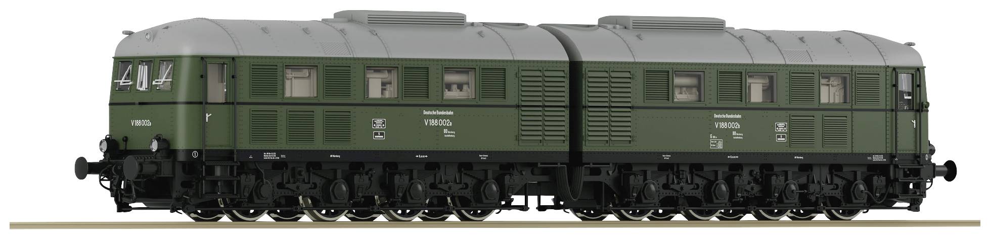 Roco 70118 H0 Dieselelektr. Doppellok V 188 002 der DB