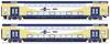 Roco 6200106 H0 2er-Set Doppelstockwagen der metronom 2er Set: 2. Klasse DBpza