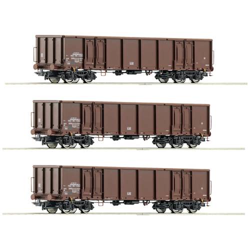 Roco 6600103 H0 3er-Set Offene Güterwagen der DR