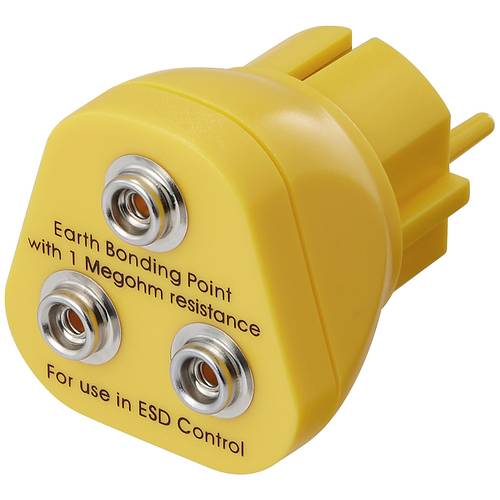 TRU COMPONENTS TC-12351668 Erdungsstecker 3x Druckknopfanschluss 10 mm 1 St.