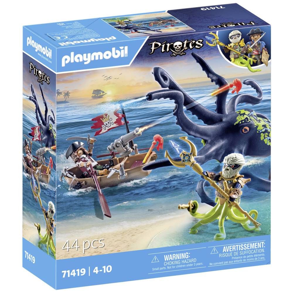Playmobil Pirates Strijd tegen de reuzenoctopus 71419
