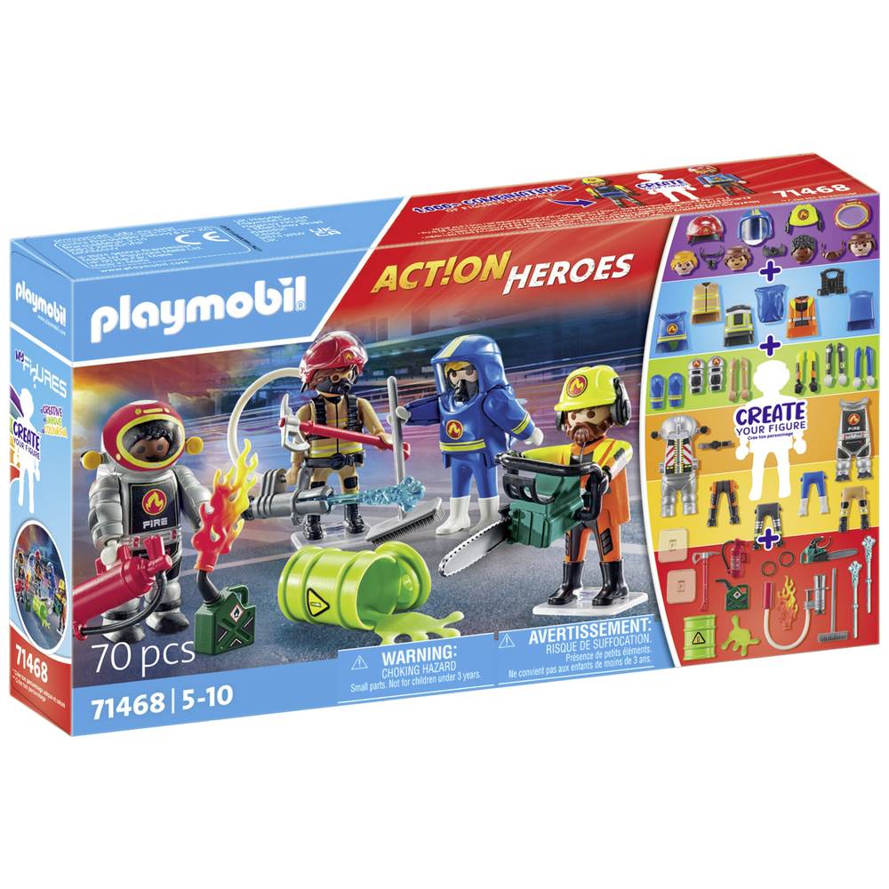 Playmobil Act!on Heros Brandweer 71468