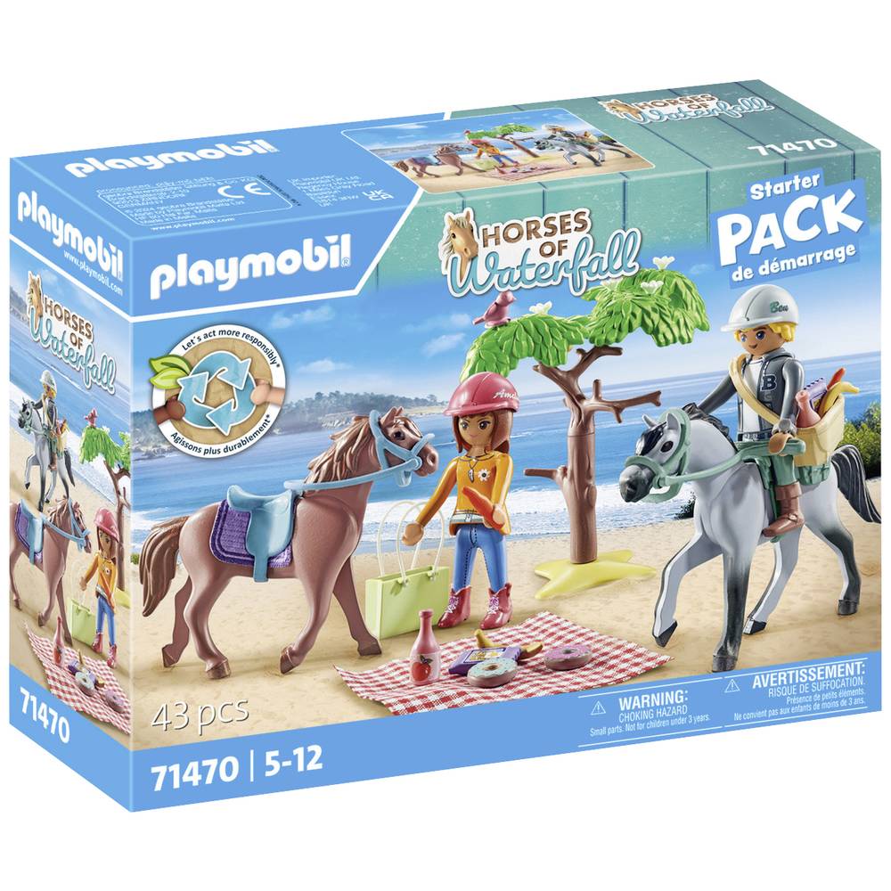 Playmobil Horses of Waterfall Rijtocht naar het strand met Amelia en ben 71470