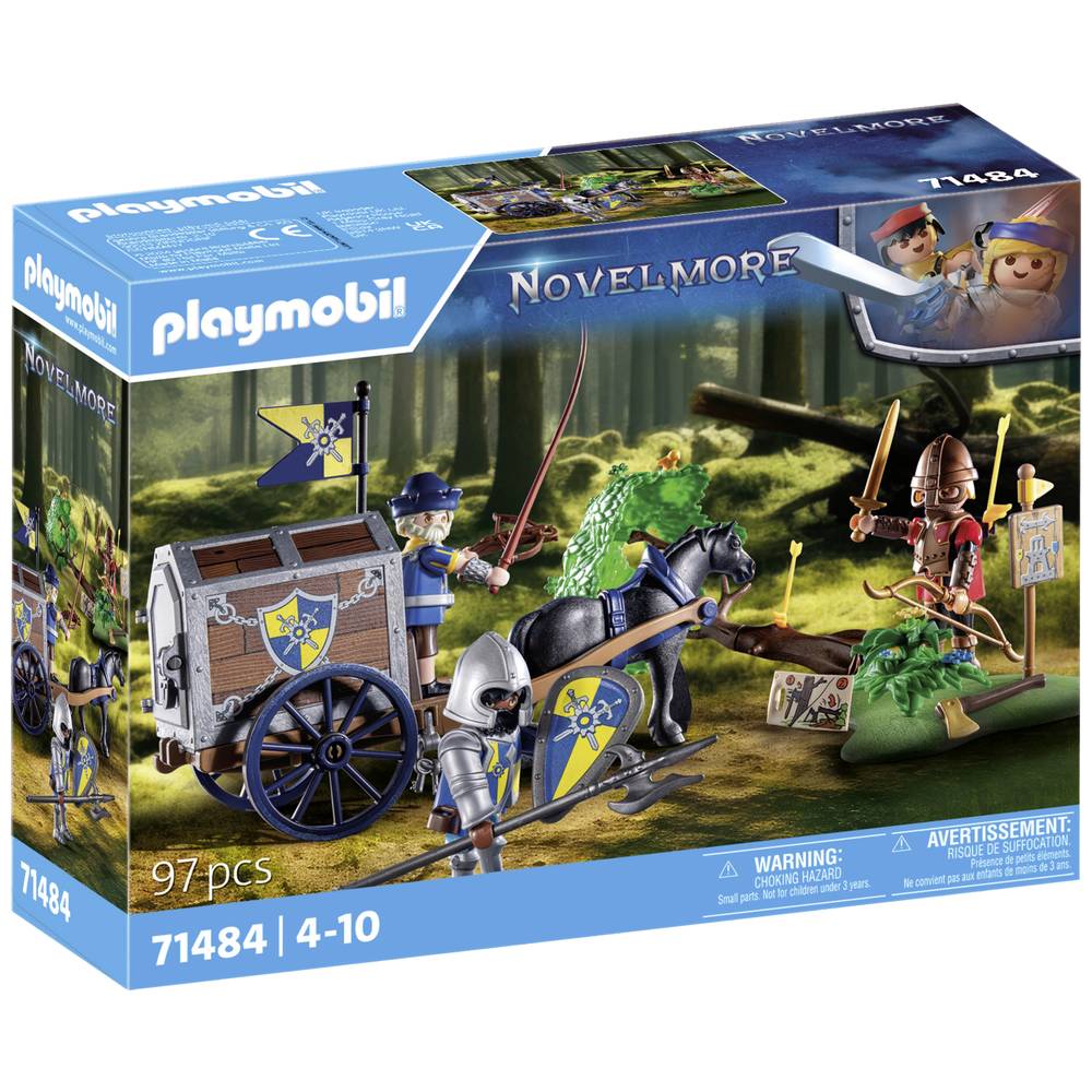 Playmobil Novelmore Overval op transportwagens 71484