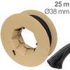 TRU COMPONENTS TC-12352472 T24CA017 Geflechtschlauch Schwarz Polyester 38 bis 39 mm 25 m