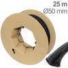 TRU COMPONENTS TC-12352476 T24CA018 Geflechtschlauch Schwarz Polyester 50 bis 51 mm 25 m