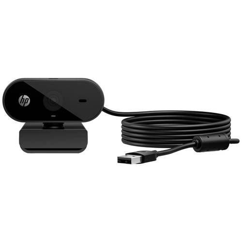 HP 320 Full HD-Webcam 1920 x 1080 Pixel Mikrofon, Klemm-Halterung