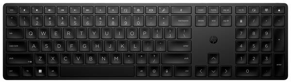 HP 450 Kabellos Tastatur Deutsch, QWERTZ Schwarz