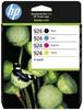 HP Druckerpatrone 924 Original 4er-Pack Schwarz, Gelb, Cyan, Magenta 6C3Z1NE