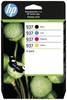 HP Druckerpatrone 937 Original 4er-Pack Schwarz, Cyan, Magenta, Gelb 6C400NE