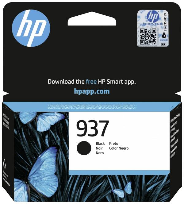 HP Druckerpatrone 937 Original  Schwarz 4S6W5NE#CE1