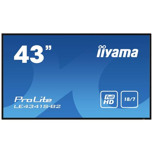 Thumbnail - Iiyama ProLite LE4341S-B2 Digital Signage Display EEK: G (A - G) 108 cm 42.5 Zoll 1920 x 1080 Pixel 18/7