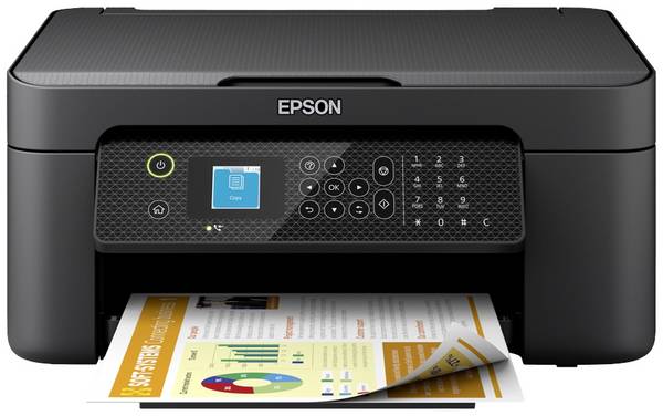 Epson WorkForce WF-2910 DWF Multifunktionsdrucker Tintenstrahl Farbe  A4 Drucker, Scanner, Kopierer, Fax Duplex, USB, WLAN