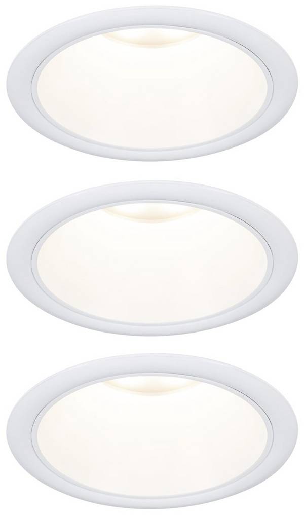 Paulmann 94870 Cole Coin Einbauleuchte   LED LED 6 W Weiß