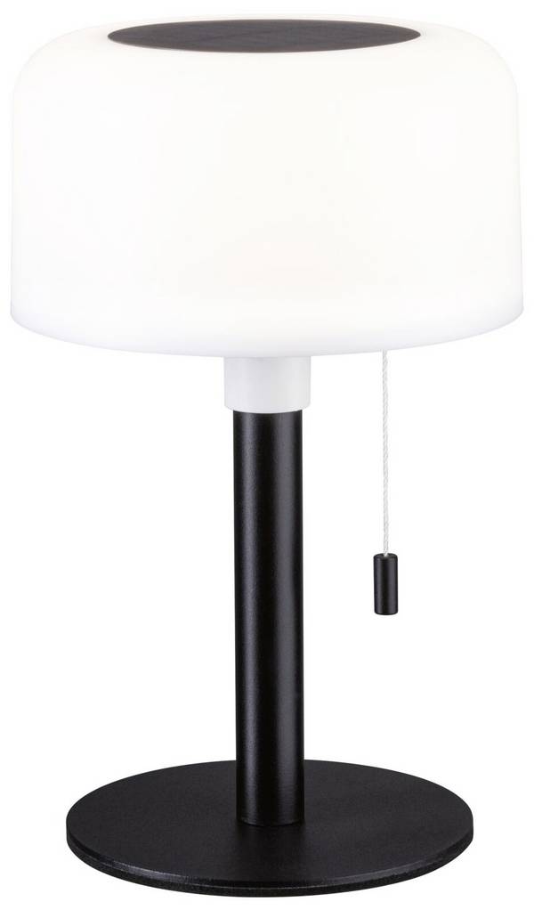 Paulmann 94607 Bartja Solar-Tischlampe  1.6 W Warmweiß  Schwarz