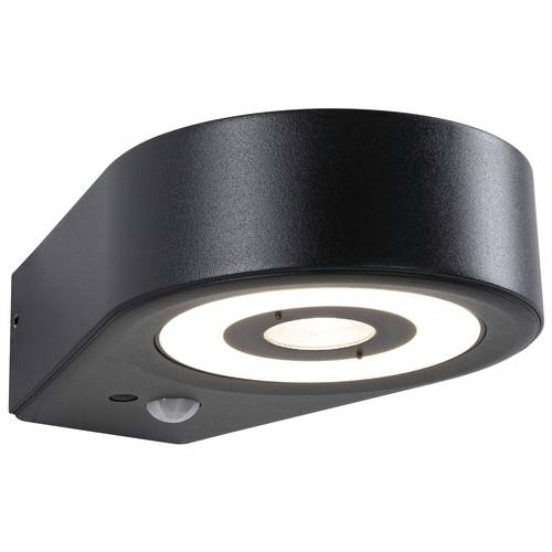 Paulmann Silma 94865 LED-Außenwandleuchte mit Bewegungsmelder LED 5.5 W Anthrazit
