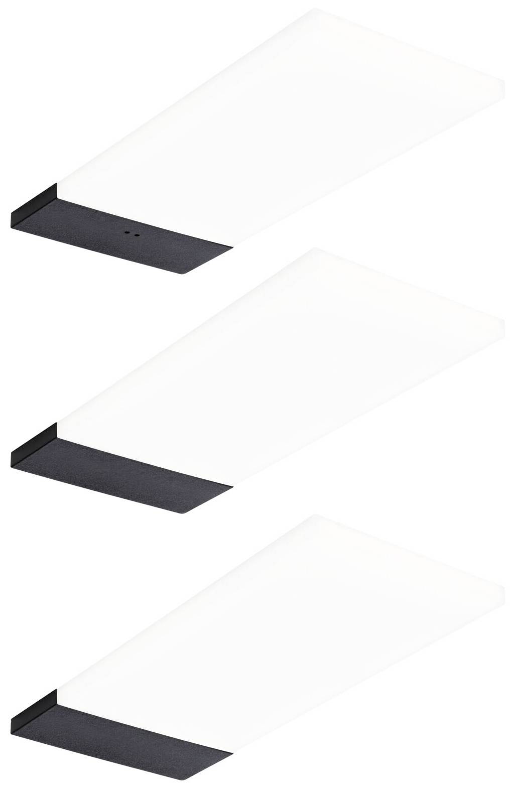 Paulmann Bredo Luminaire LED pour montage en surface LED LED intégrée 2.5 W blanc neutre noir