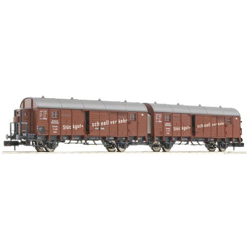 Thumbnail - Fleischmann 6660033 N Leig-Wageneinheit 2 der DRG Gedeckter Güterwagen Glleh „Dresden“