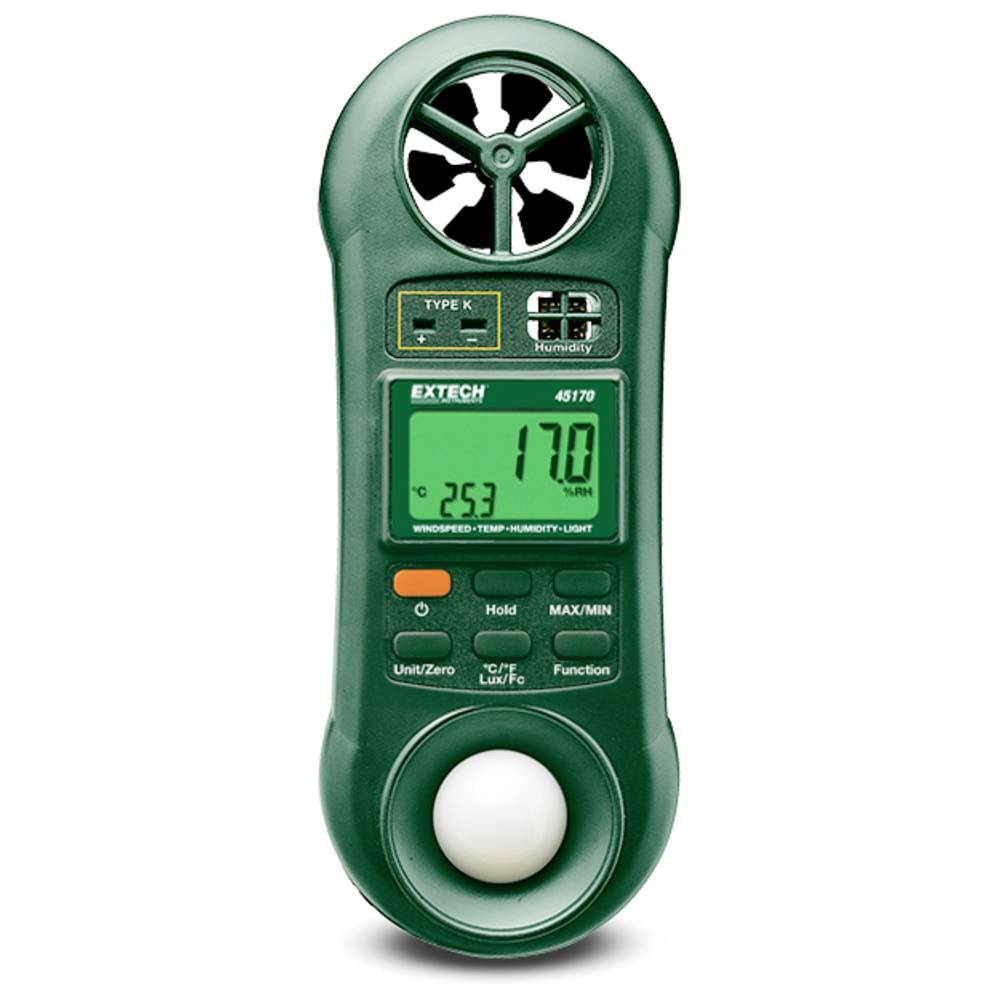 Extech 45170 Hygro-Thermo-Anemo-Lichtmeter