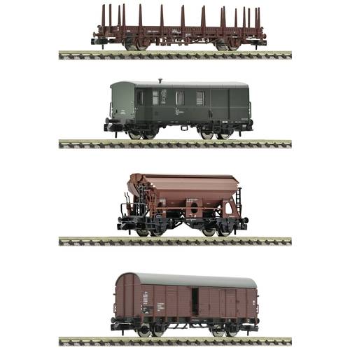 Fleischmann 6660044 N 4er-Set Güterwagen der DB