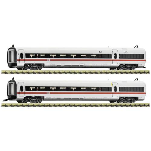 Fleischmann 7760007 N 2er-Set 1: Zwischenwagen ICE-T (BR 411) der DB AG 1./2. Klasse ABpmz 411.1, 2. Klasse Bpmz 411.8