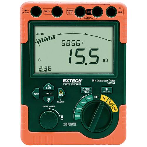 Extech Extech 380396 Isolationsmessgerät 500 V, 1000 V, 2500 V, 5000 V 60 GΩ