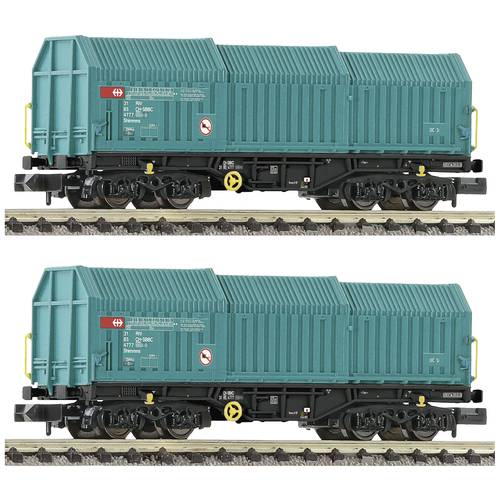 Fleischmann 6660037 N 2er-Set Teleskophaubenwagen der SBB