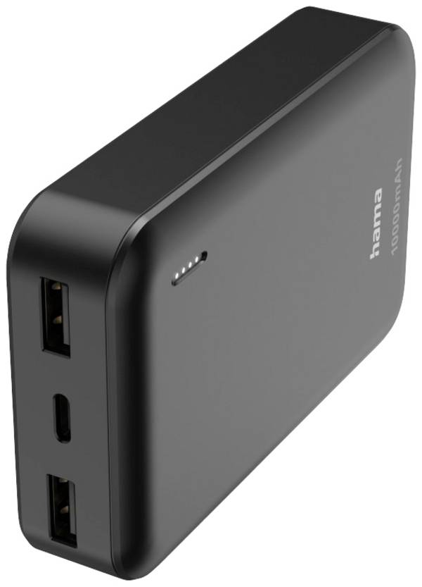 Hama Pocket 10 Powerbank 10000 mAh Fast Charge LiPo  Anthrazit