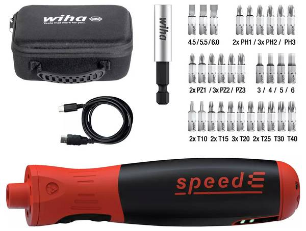 Wiha speedE® PocketDrive 45791 Akku-Stabschrauber 3.7 V Li-Ion inkl. Akku