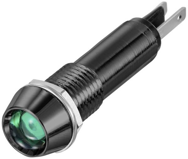 TRU COMPONENTS TC-12358856 LED-Signalleuchte Grün 12 V/DC, 24 V/DC 10 mm 40 ° 1 St.