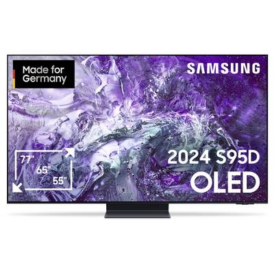Samsung OLED 4K S95D OLED-TV 165.1 cm 65 Zoll EEK F (A - G) CI+, DVB-T2 HD, WLAN, UHD, Smart TV Schwarz 