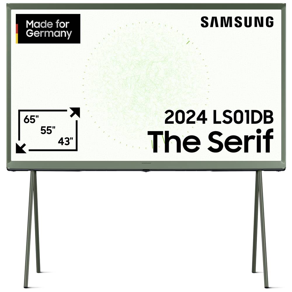Samsung QLED 4K The Serif LS01DB QLED-TV 138 cm 55 inch Energielabel F (A G) DVB-C, DVB-S2, DVB-T2, 